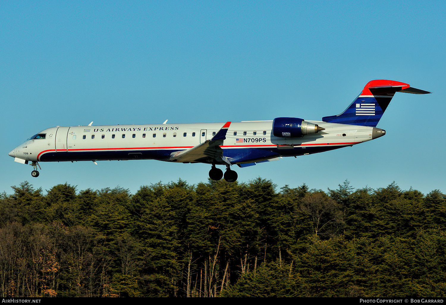 Aircraft Photo of N709PS | Bombardier CRJ-701ER (CL-600-2C10) | US Airways Express | AirHistory.net #601364