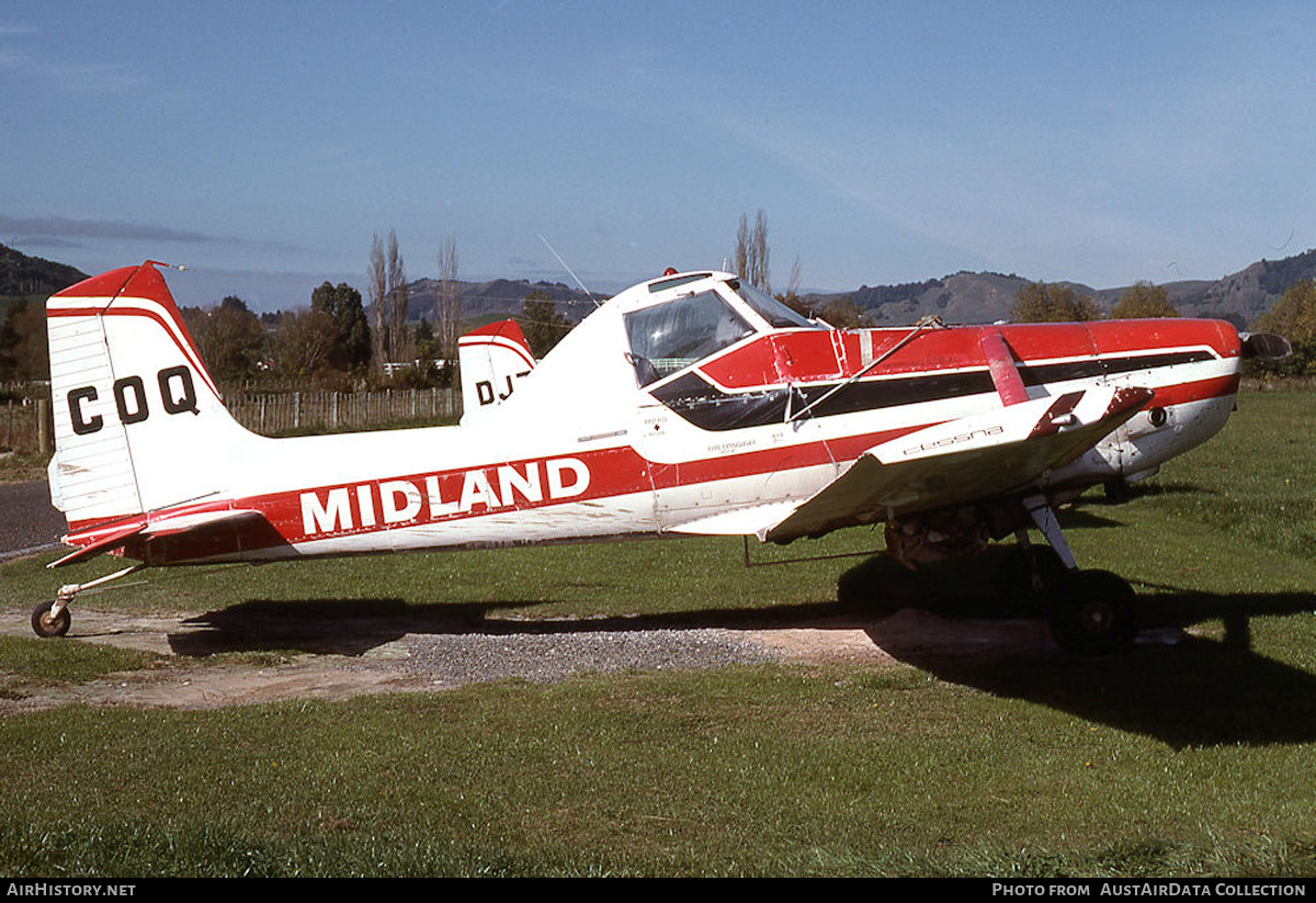 Aircraft Photo of ZK-COQ / COQ | Cessna A188 AgWagon 300 | Midland Air Services | AirHistory.net #601375
