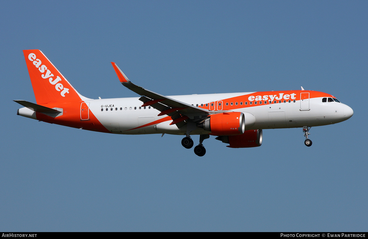 Aircraft Photo of G-UJEA | Airbus A320-251N | EasyJet | AirHistory.net #601404
