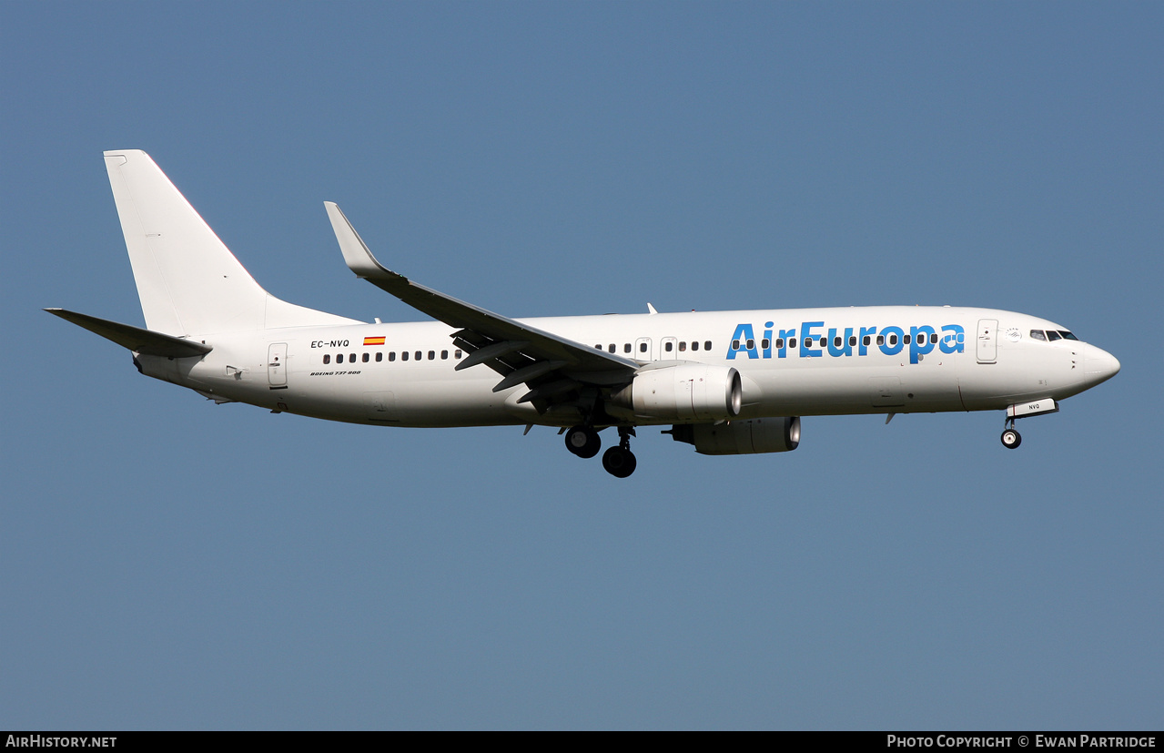 Aircraft Photo of EC-NVQ | Boeing 737-8AS | Air Europa | AirHistory.net #601407
