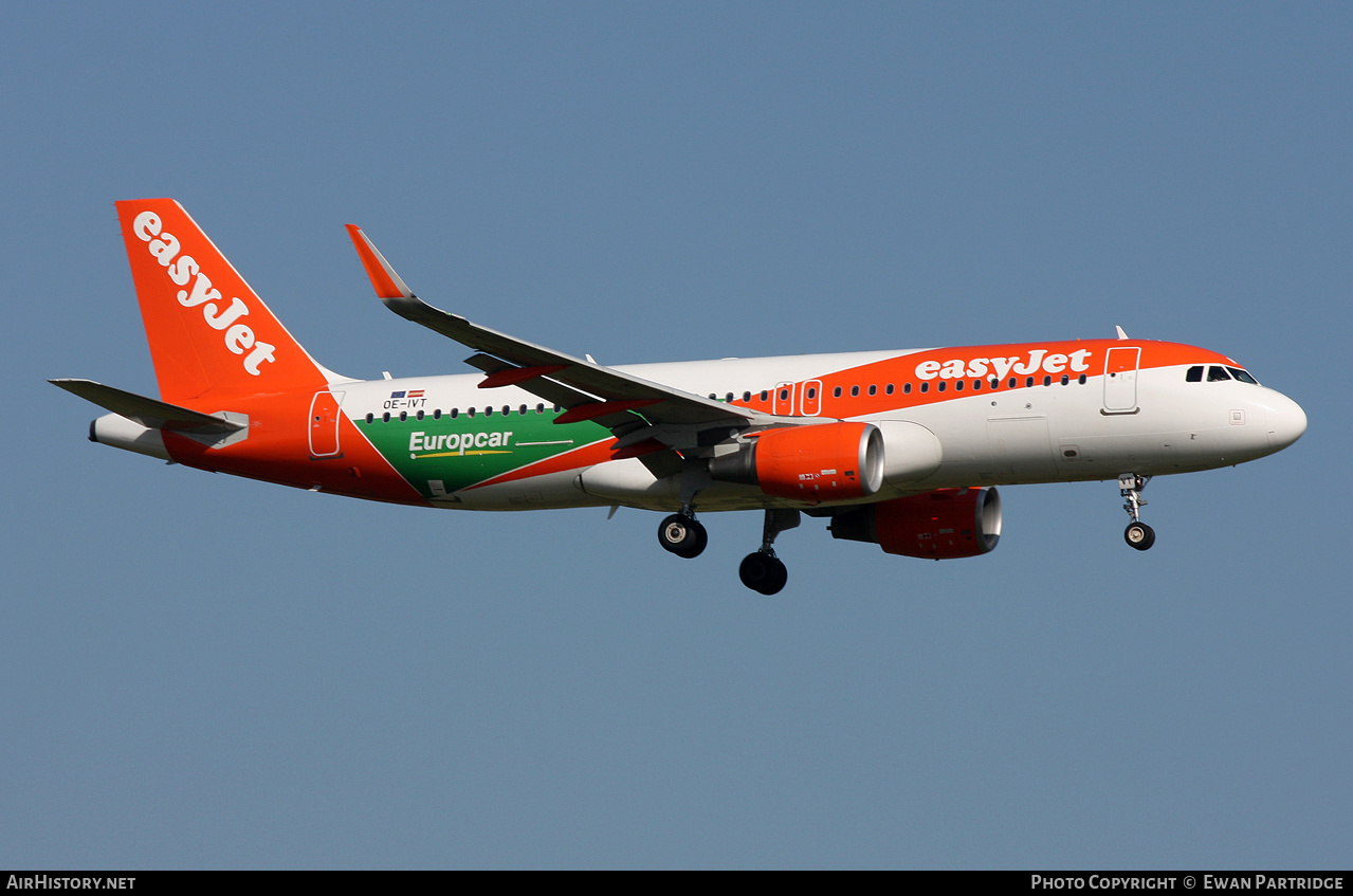 Aircraft Photo of OE-IVT | Airbus A320-214 | EasyJet | AirHistory.net #601414
