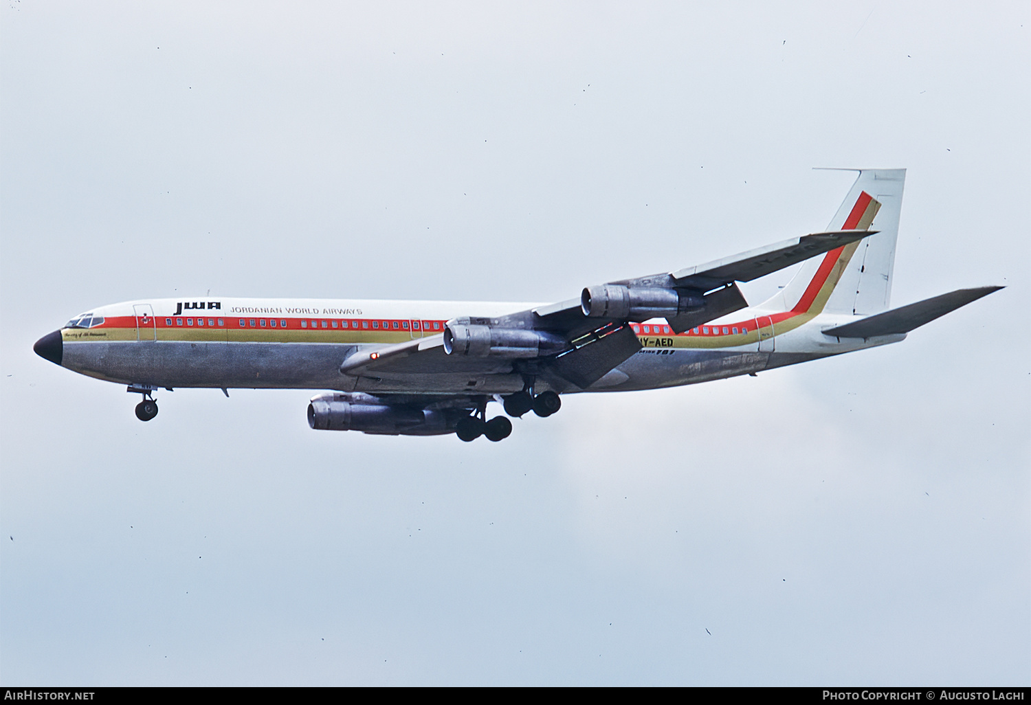 Aircraft Photo of JY-AED | Boeing 707-321C | Jordanian World Airways - JWA | AirHistory.net #601425
