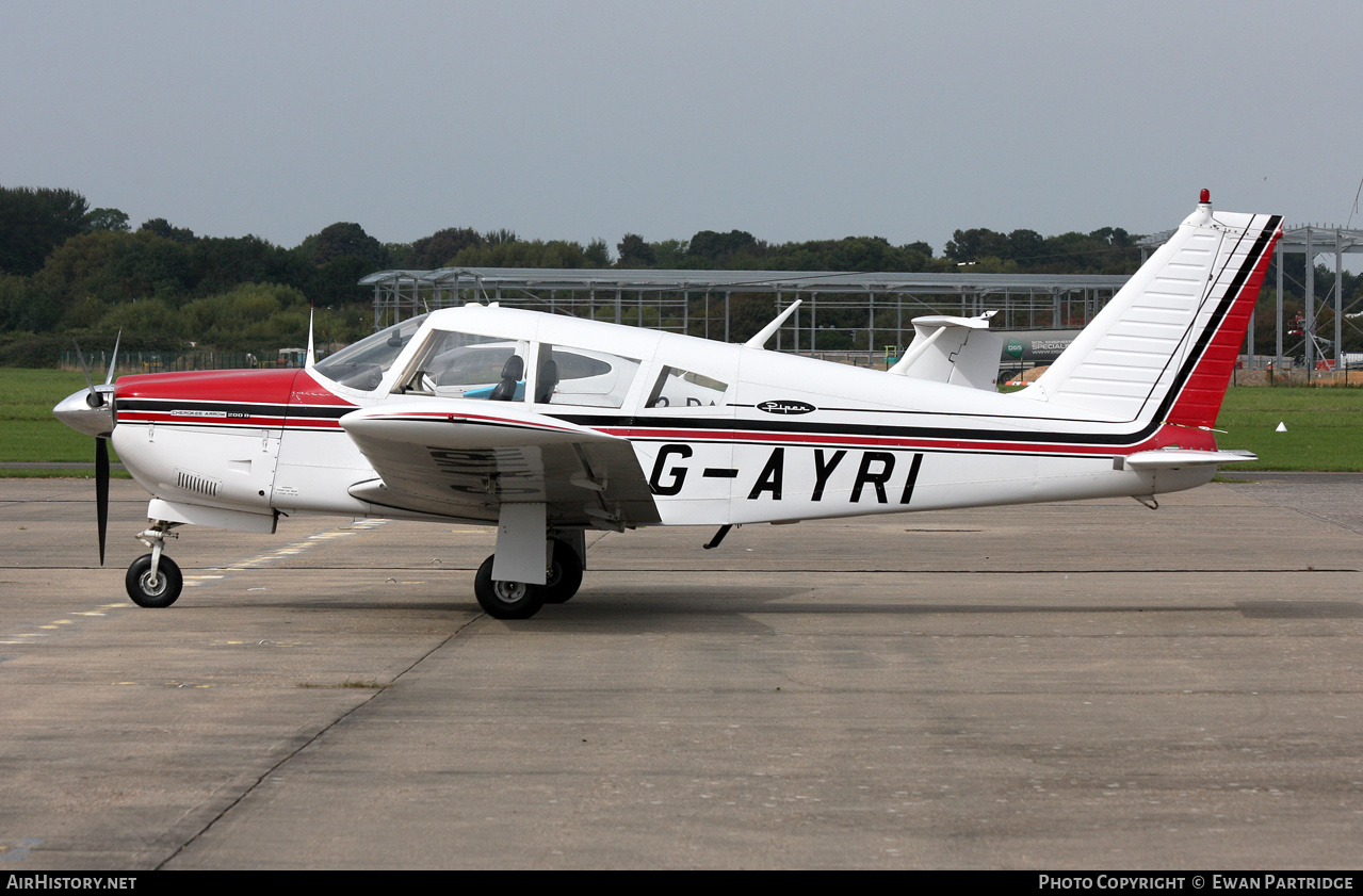 Aircraft Photo of G-AYRI | Piper PA-28R-200 Cherokee Arrow B | AirHistory.net #601439