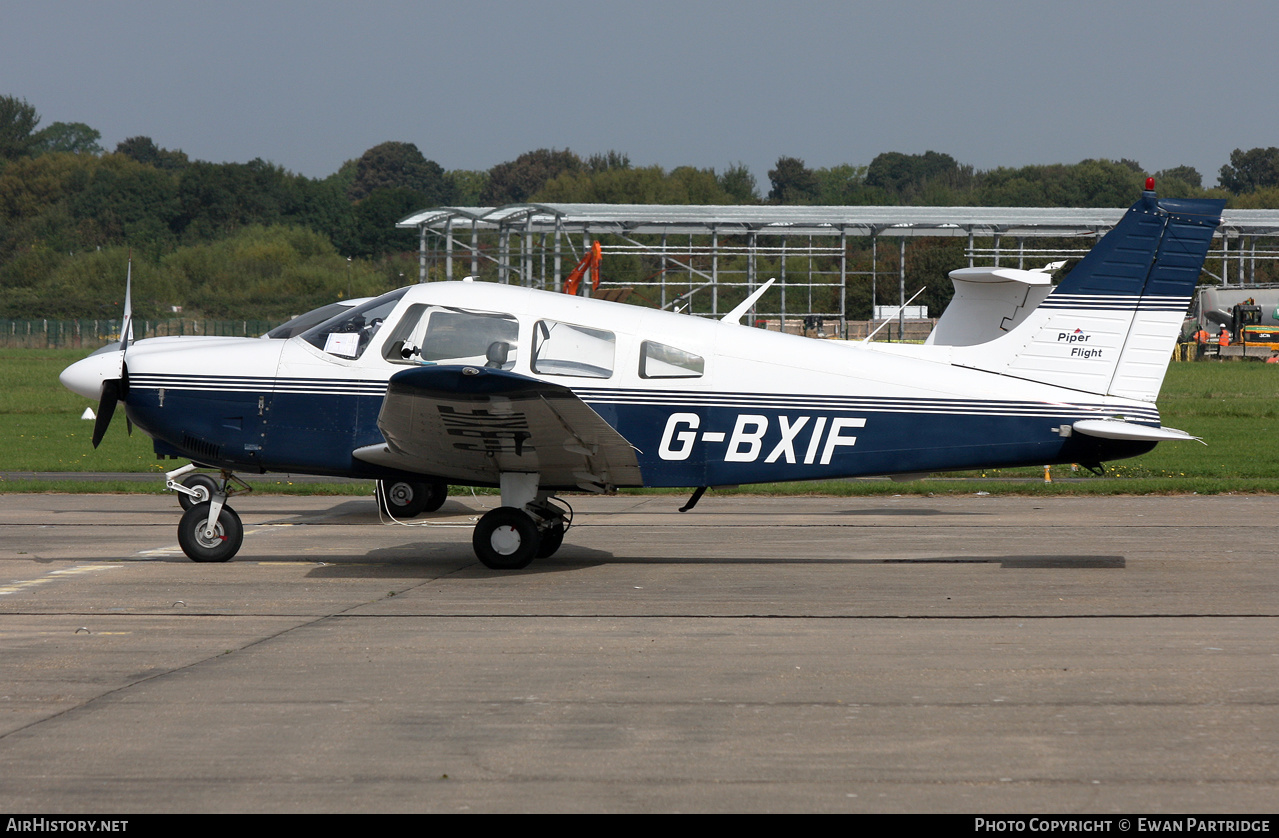Aircraft Photo of G-BXIF | Piper PA-28-181 Cherokee Archer II | AirHistory.net #601440