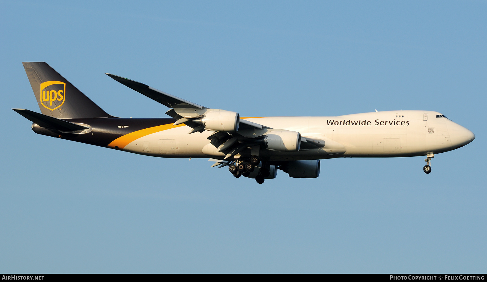 Aircraft Photo of N633UP | Boeing 747-8F | United Parcel Service - UPS | AirHistory.net #601452