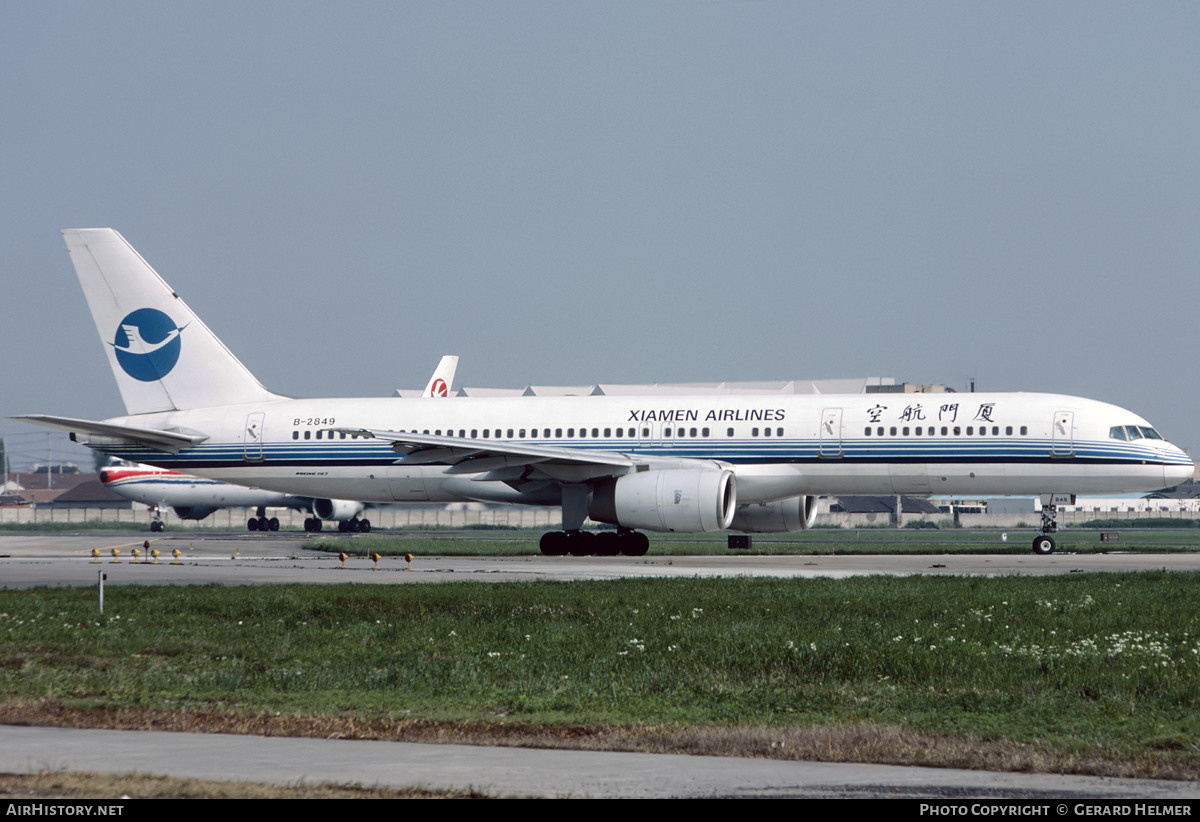 Aircraft Photo of B-2849 | Boeing 757-25C | Xiamen Airlines | AirHistory.net #601461