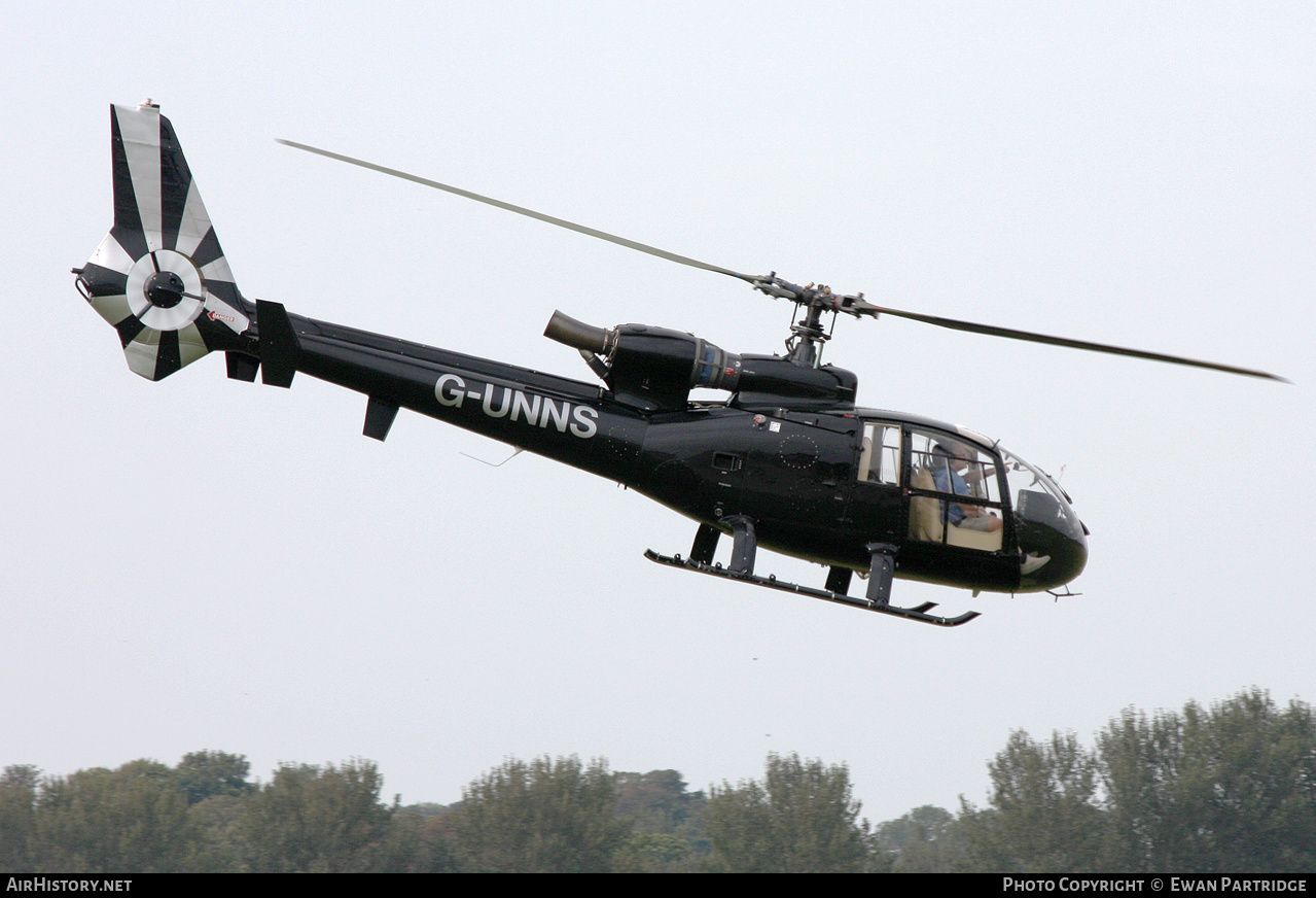 Aircraft Photo of G-UNNS | Aerospatiale SA-341B Gazelle AH1 | AirHistory.net #601464