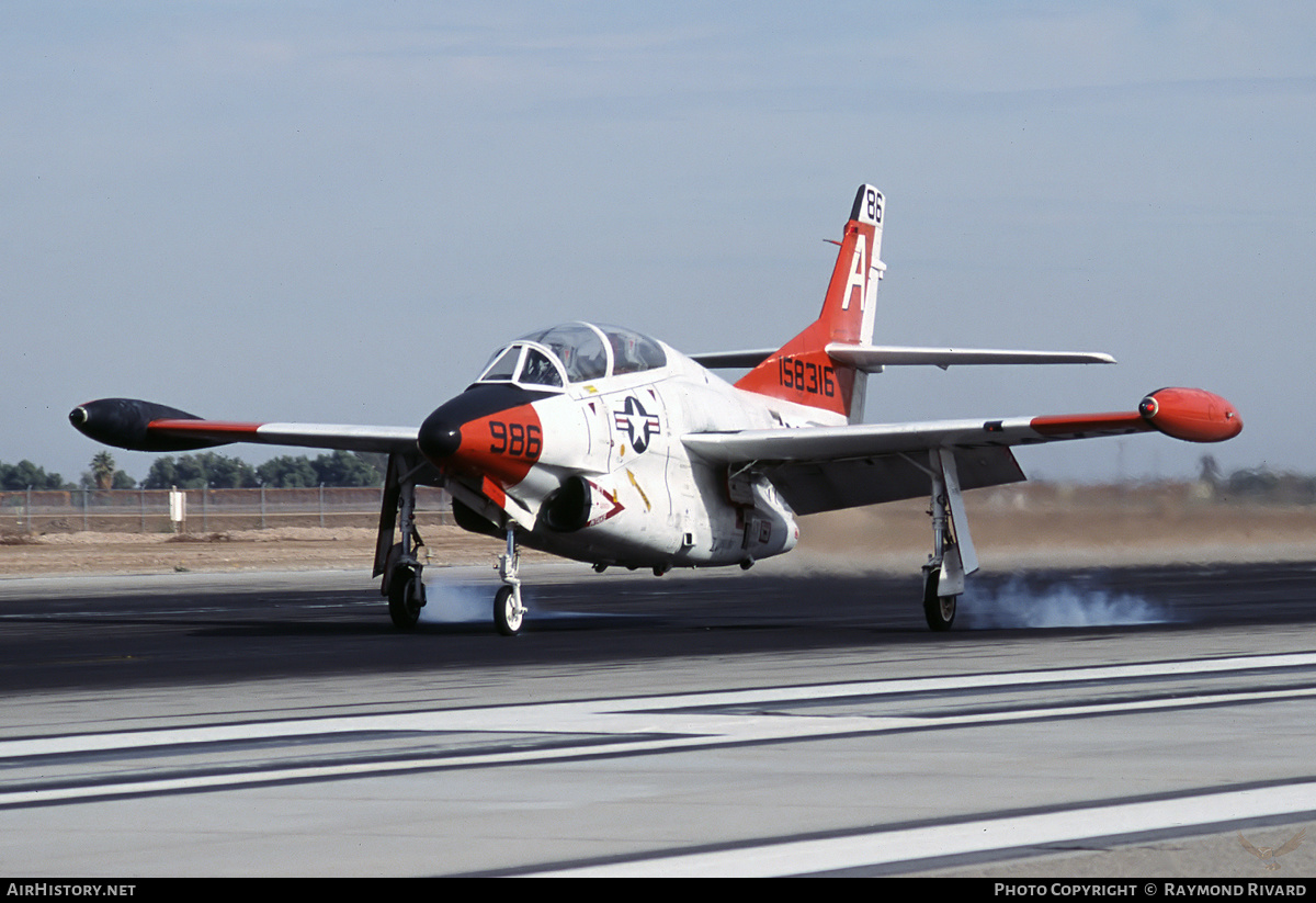 Aircraft Photo of 158316 | North American Rockwell T-2C Buckeye | USA - Navy | AirHistory.net #601566