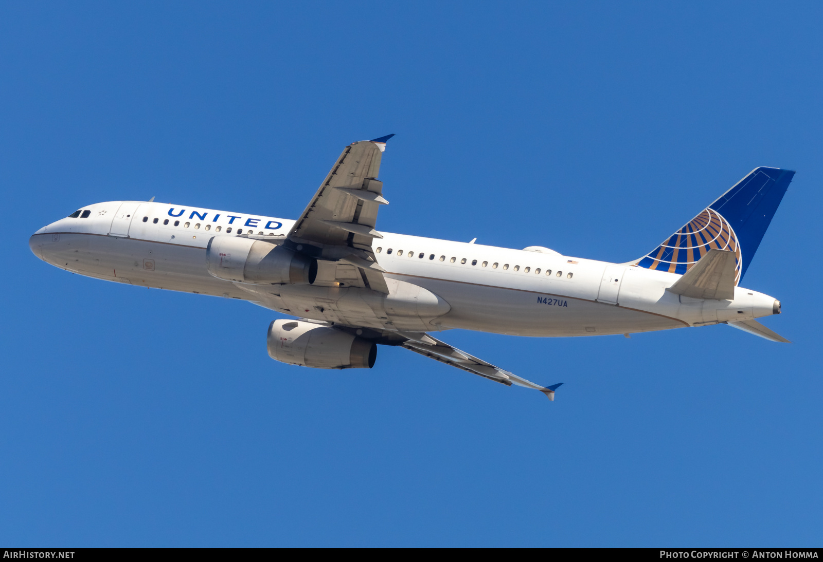 Aircraft Photo of N427UA | Airbus A320-232 | United Airlines | AirHistory.net #601631