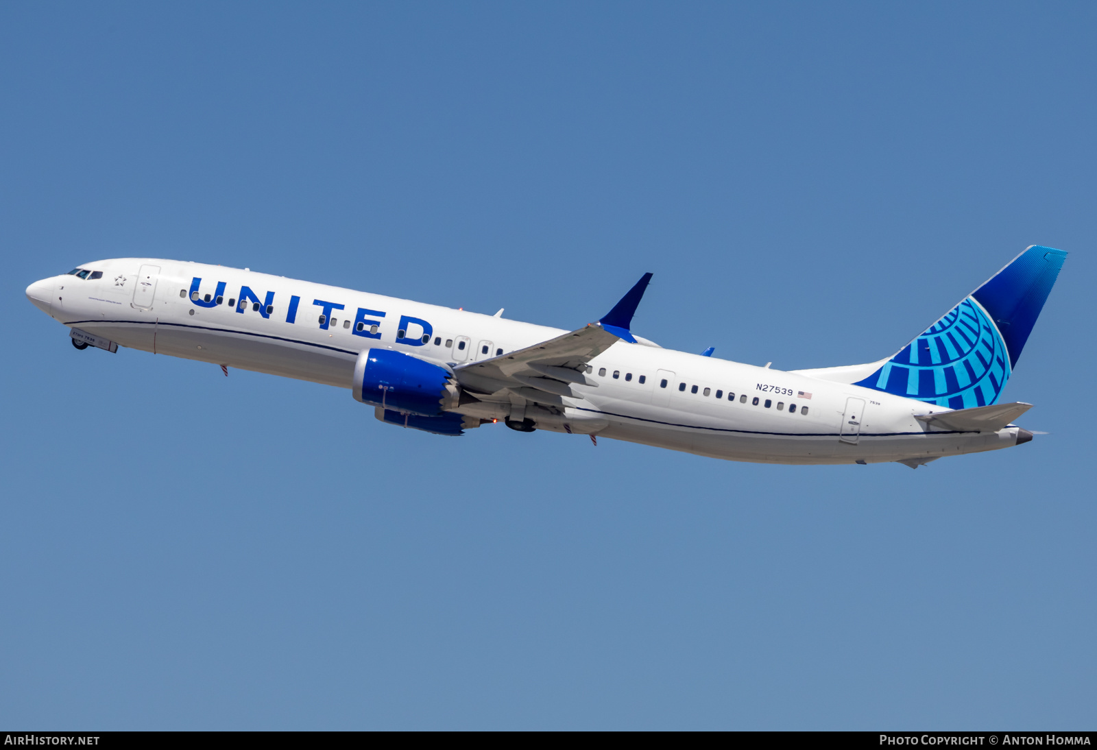 Aircraft Photo of N27539 | Boeing 737-9 Max 9 | United Airlines | AirHistory.net #601649