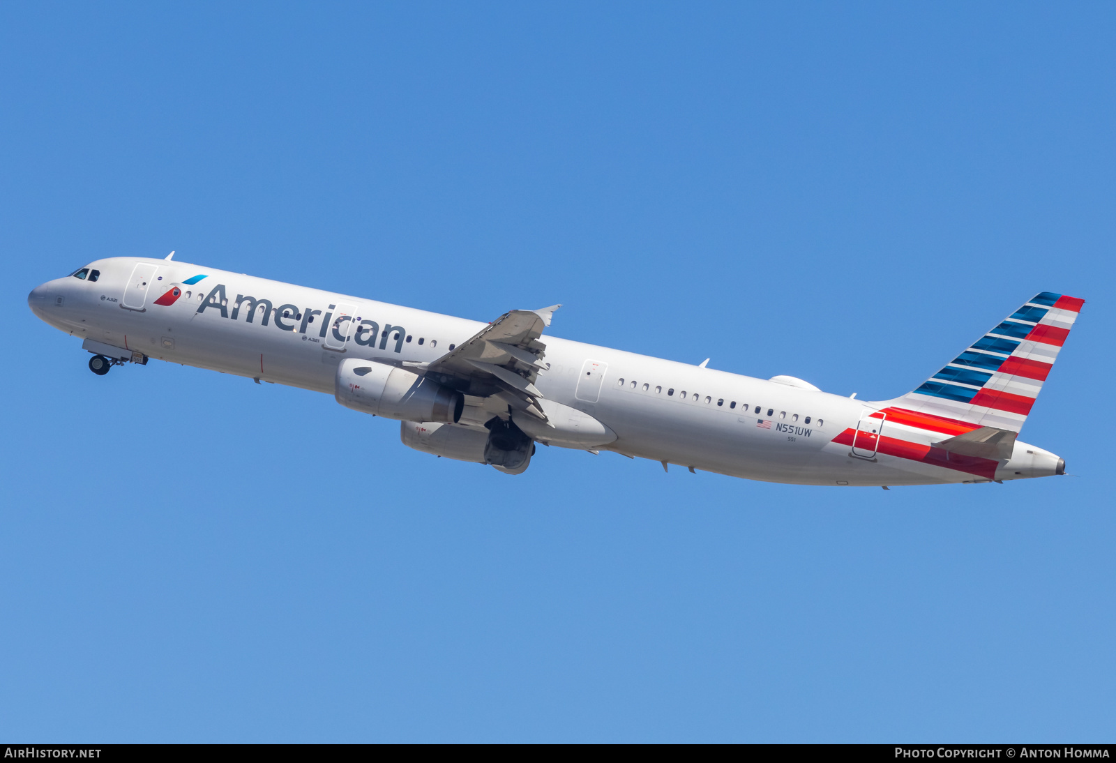 Aircraft Photo of N551UW | Airbus A321-231 | American Airlines | AirHistory.net #601669