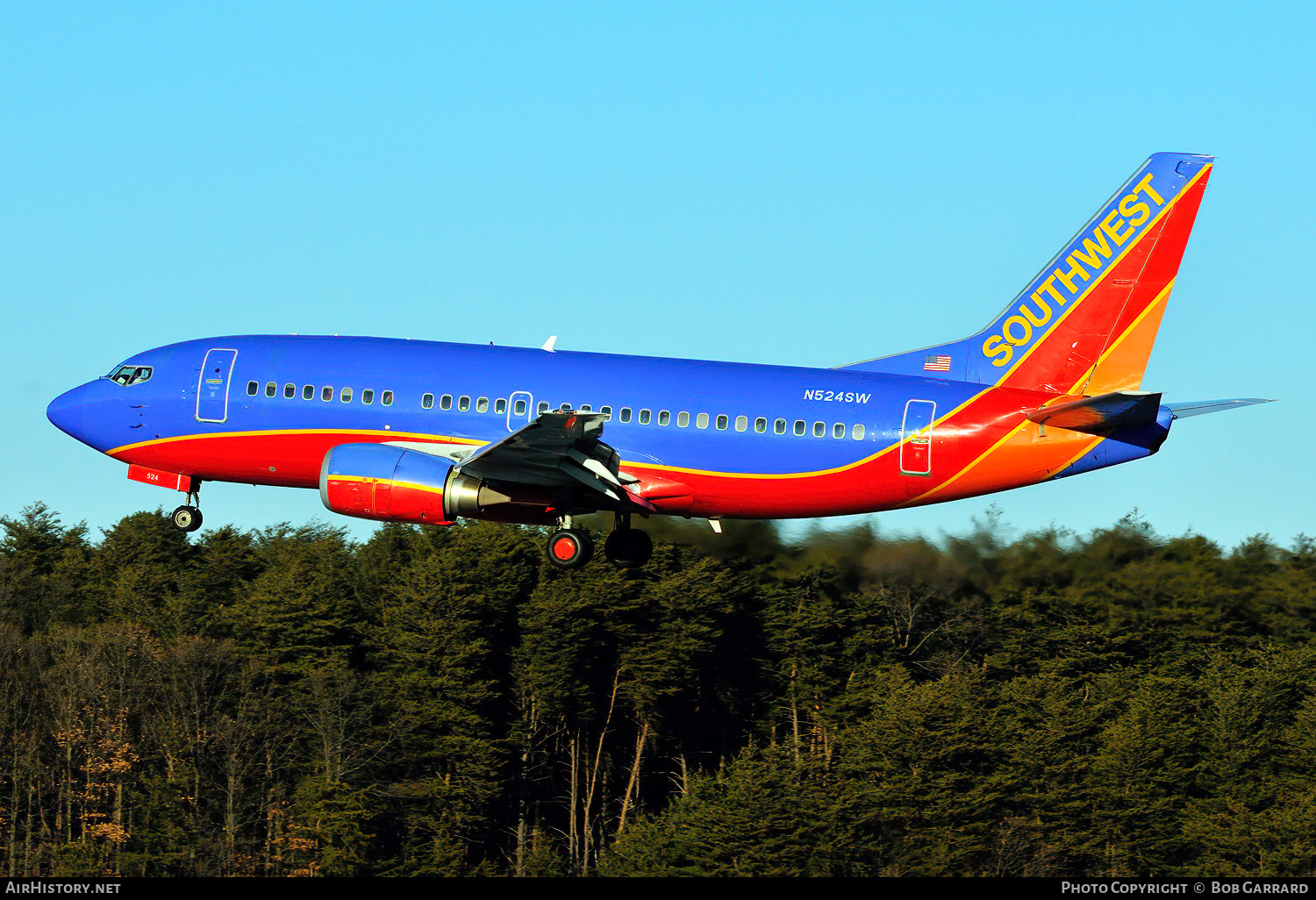 Aircraft Photo of N524SW | Boeing 737-5H4 | Southwest Airlines | AirHistory.net #601673