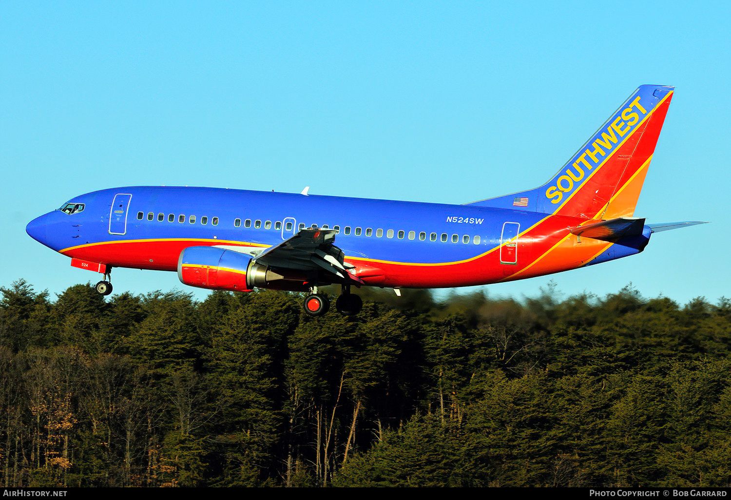 Aircraft Photo of N524SW | Boeing 737-5H4 | Southwest Airlines | AirHistory.net #601673