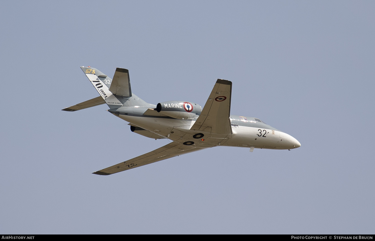 Aircraft Photo of 32 | Dassault Falcon 10MER | France - Navy | AirHistory.net #601675
