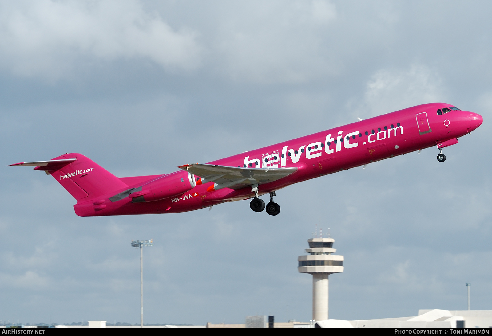 Aircraft Photo of HB-JVA | Fokker 100 (F28-0100) | Helvetic Airways | AirHistory.net #601732