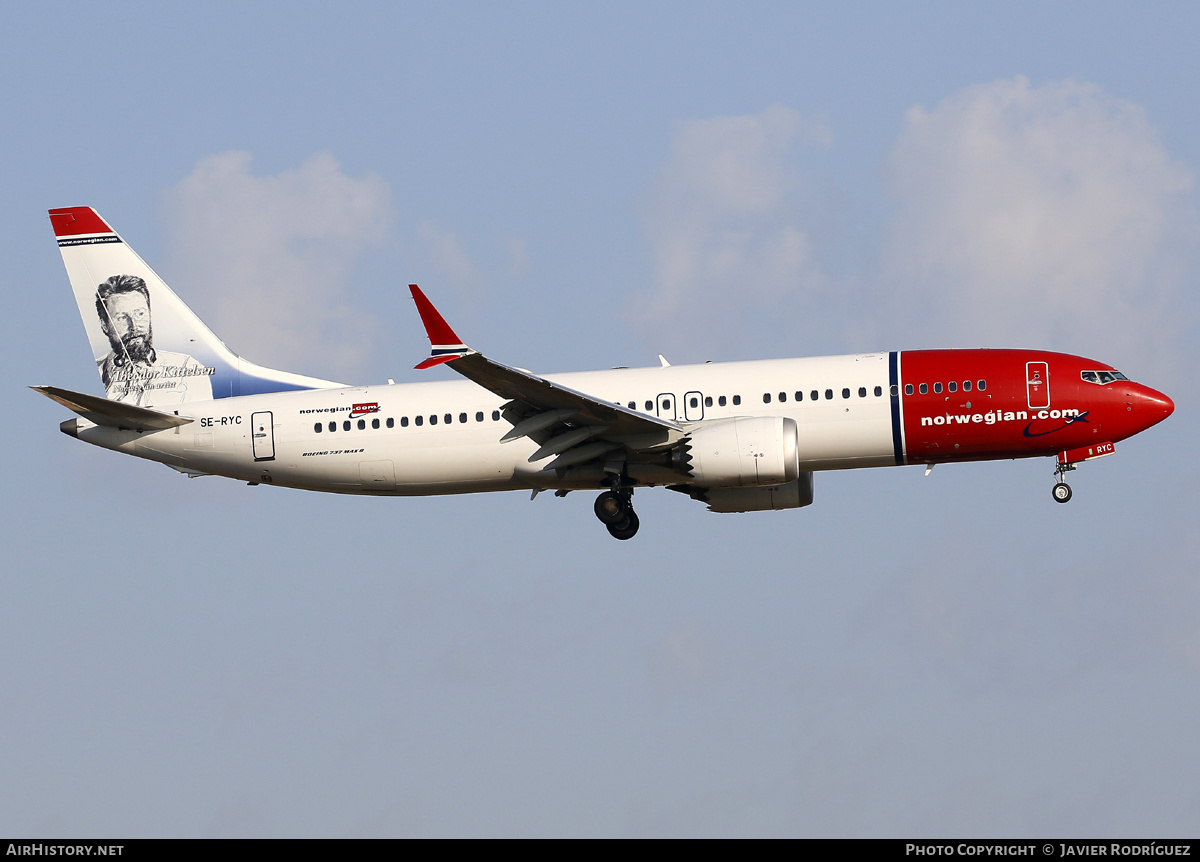 Aircraft Photo of SE-RYC | Boeing 737-8 Max 8 | Norwegian | AirHistory.net #601733