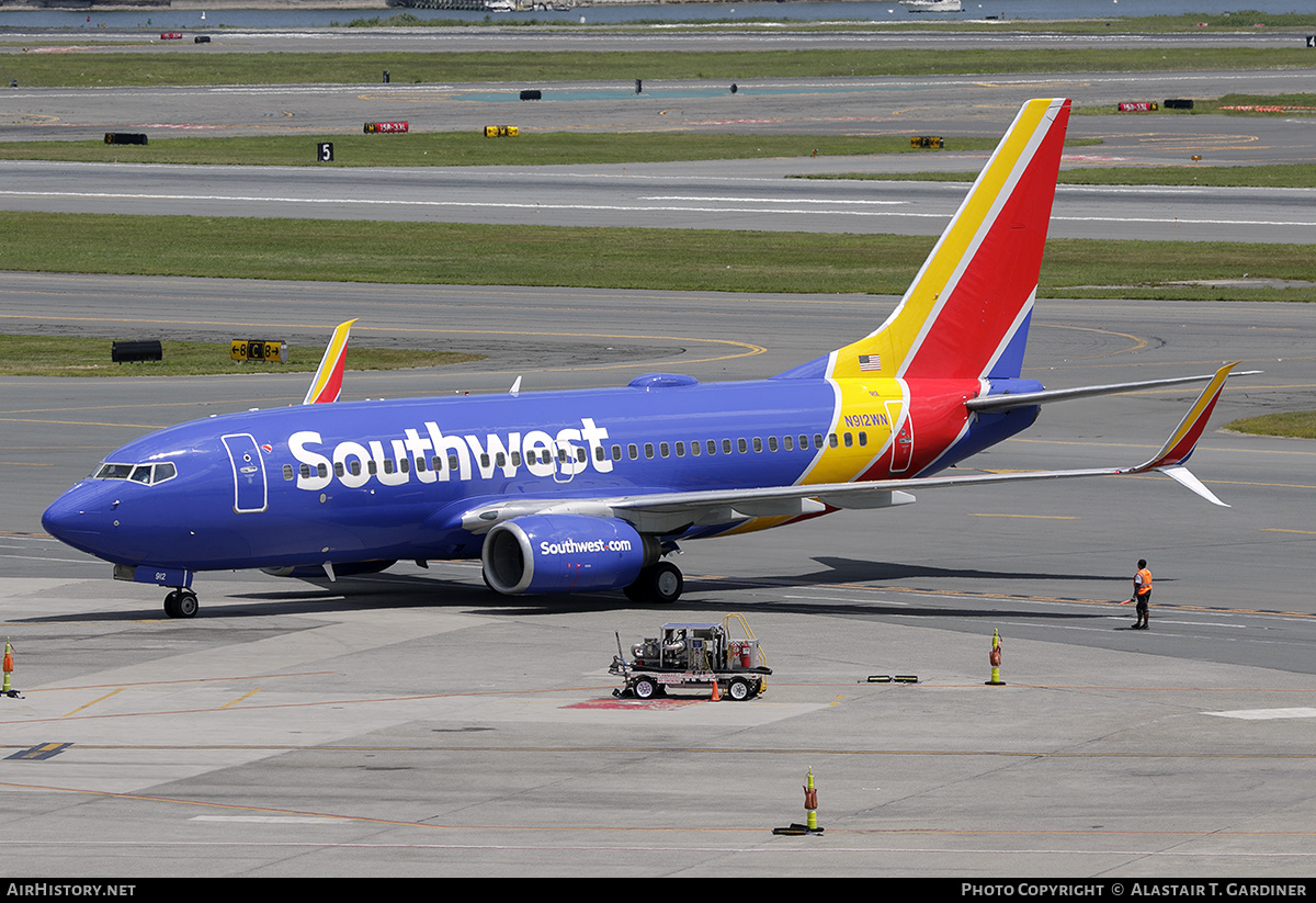 Aircraft Photo of N912WN | Boeing 737-7H4 | Southwest Airlines | AirHistory.net #601740