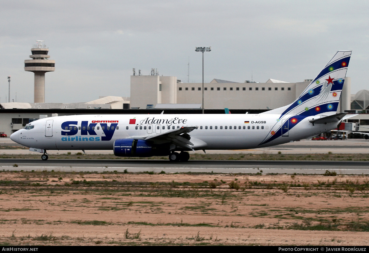 Aircraft Photo of D-AGSB | Boeing 737-883 | German Sky Airlines | AirHistory.net #601754