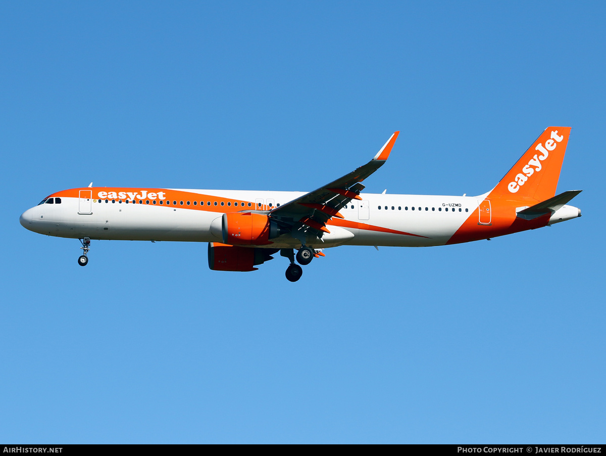 Aircraft Photo of G-UZMD | Airbus A321-251NX | EasyJet | AirHistory.net #601776
