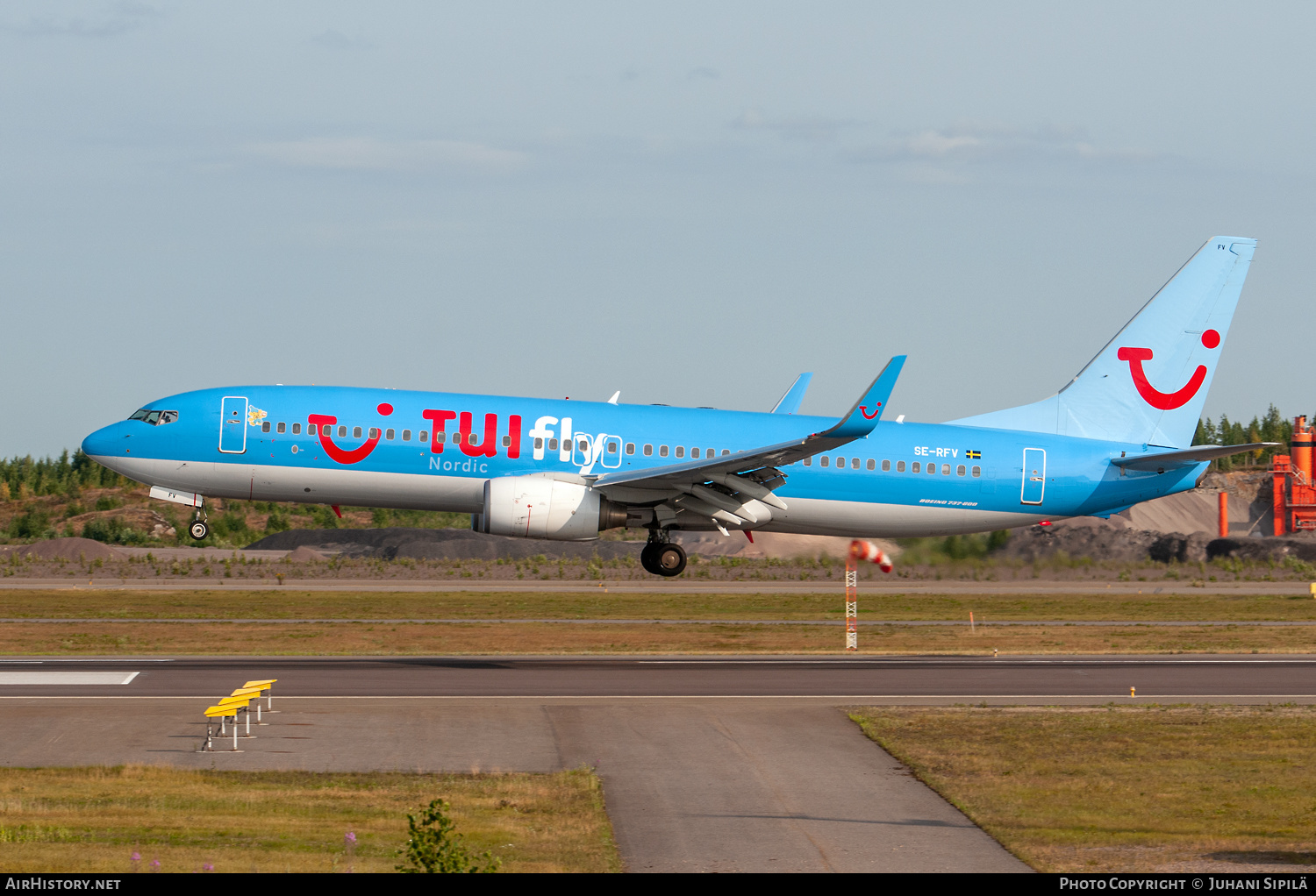 Aircraft Photo of SE-RFV | Boeing 737-86N | TUIfly Nordic | AirHistory.net #601785