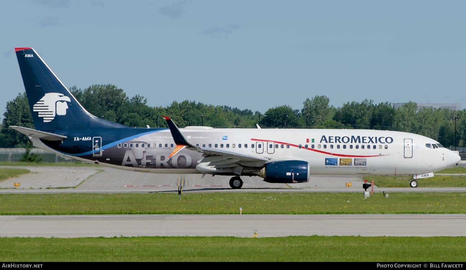 Aircraft Photo of XA-AMA | Boeing 737-852 | AeroMéxico | AirHistory.net #601821