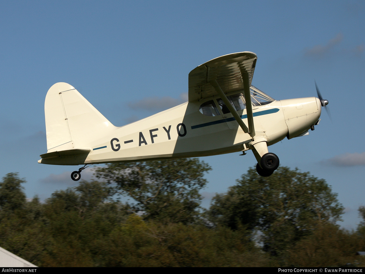 Aircraft Photo of G-AFYO | Stinson 105 HW-75 | AirHistory.net #601832