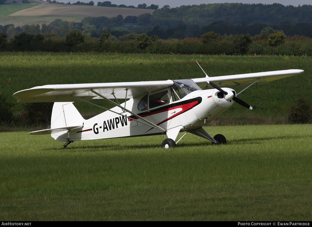 Aircraft Photo of G-AWPW | Piper PA-12 Super Cruiser | AirHistory.net #601842