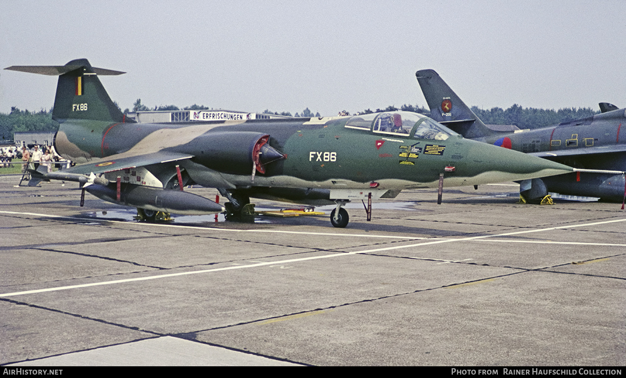 Aircraft Photo of FX86 | Lockheed F-104G Starfighter | Belgium - Air Force | AirHistory.net #601863