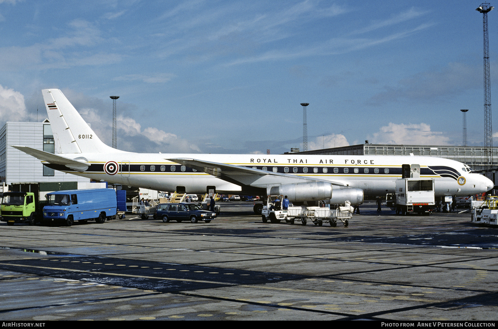 Aircraft Photo of L.10-3/28 / 60112 | McDonnell Douglas DC-8-62CF | Thailand - Air Force | AirHistory.net #601889