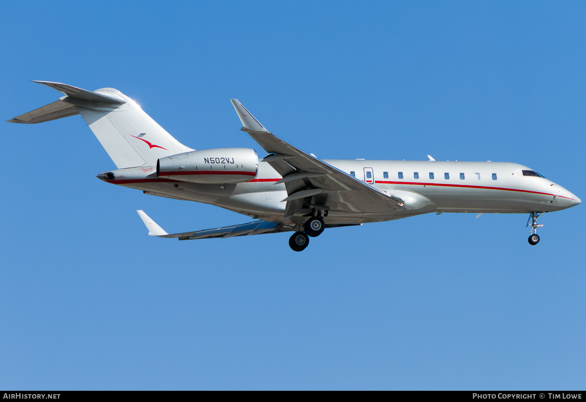 Aircraft Photo of N502VJ | Bombardier Global 5000 (BD-700-1A11) | AirHistory.net #601906