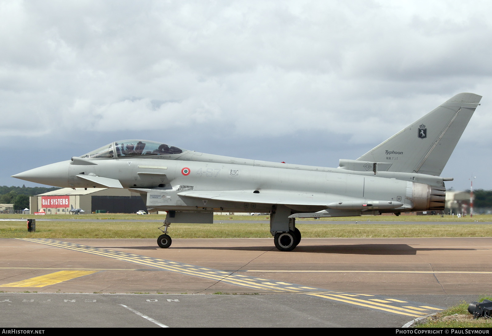 Aircraft Photo of MM7355 | Eurofighter F-2000A Typhoon | Italy - Air Force | AirHistory.net #601921
