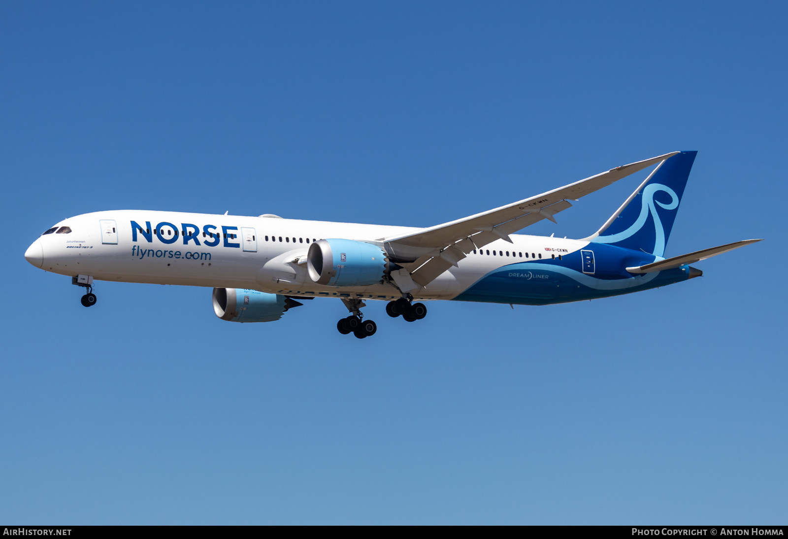 Aircraft Photo of G-CKWN | Boeing 787-9 Dreamliner | Norse Atlantic Airways | AirHistory.net #601926
