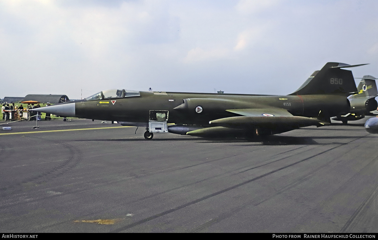 Aircraft Photo of 850 | Lockheed CF-104A Starfighter | Norway - Air Force | AirHistory.net #601931