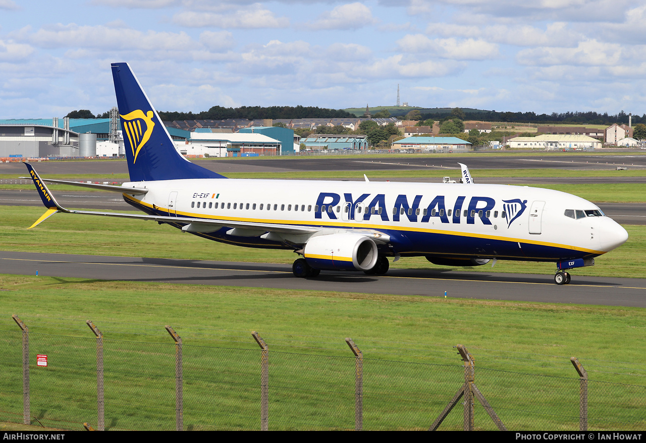 Aircraft Photo of EI-EXF | Boeing 737-8AS | Ryanair | AirHistory.net #601933