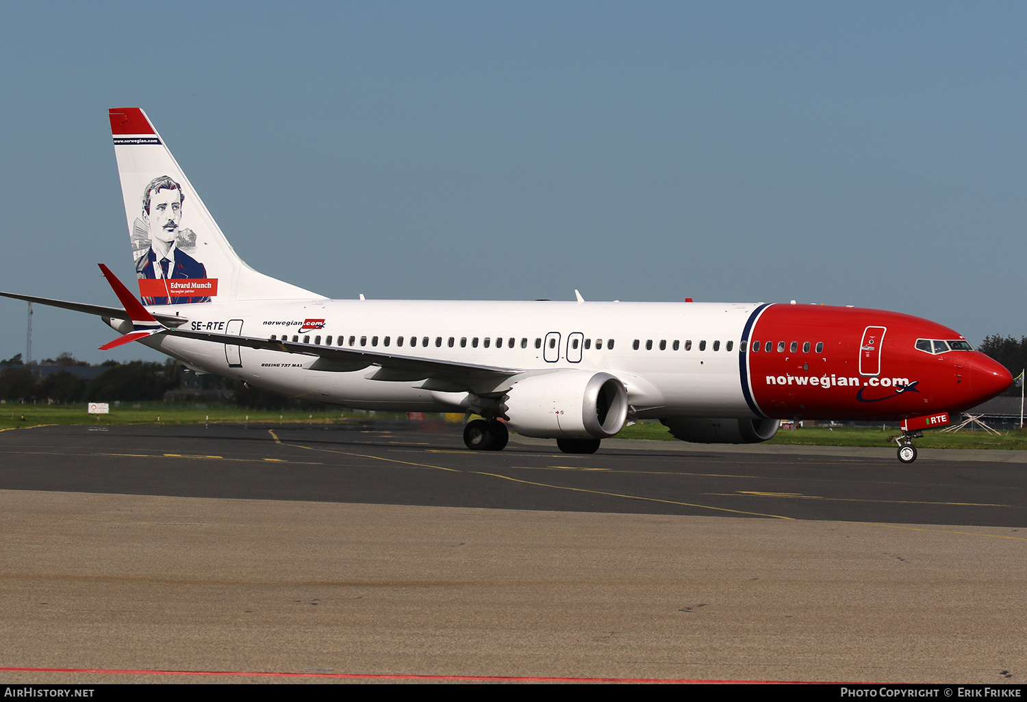 Aircraft Photo of SE-RTE | Boeing 737-8 Max 8 | Norwegian | AirHistory.net #601973