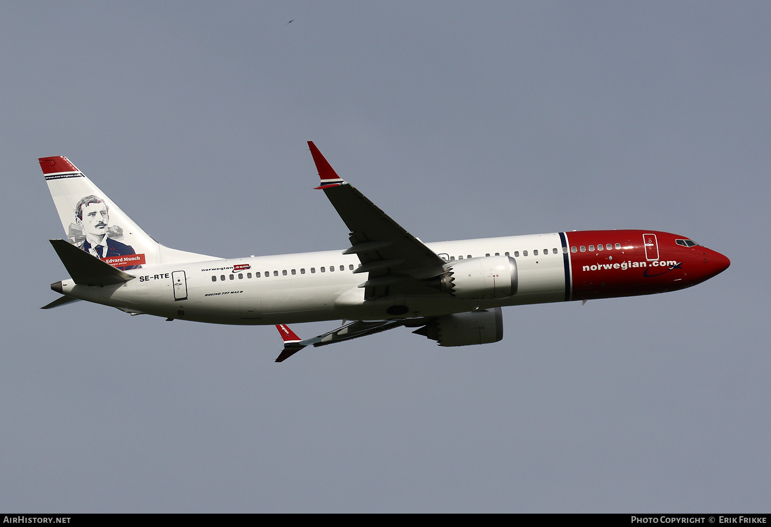 Aircraft Photo of SE-RTE | Boeing 737-8 Max 8 | Norwegian | AirHistory.net #601974