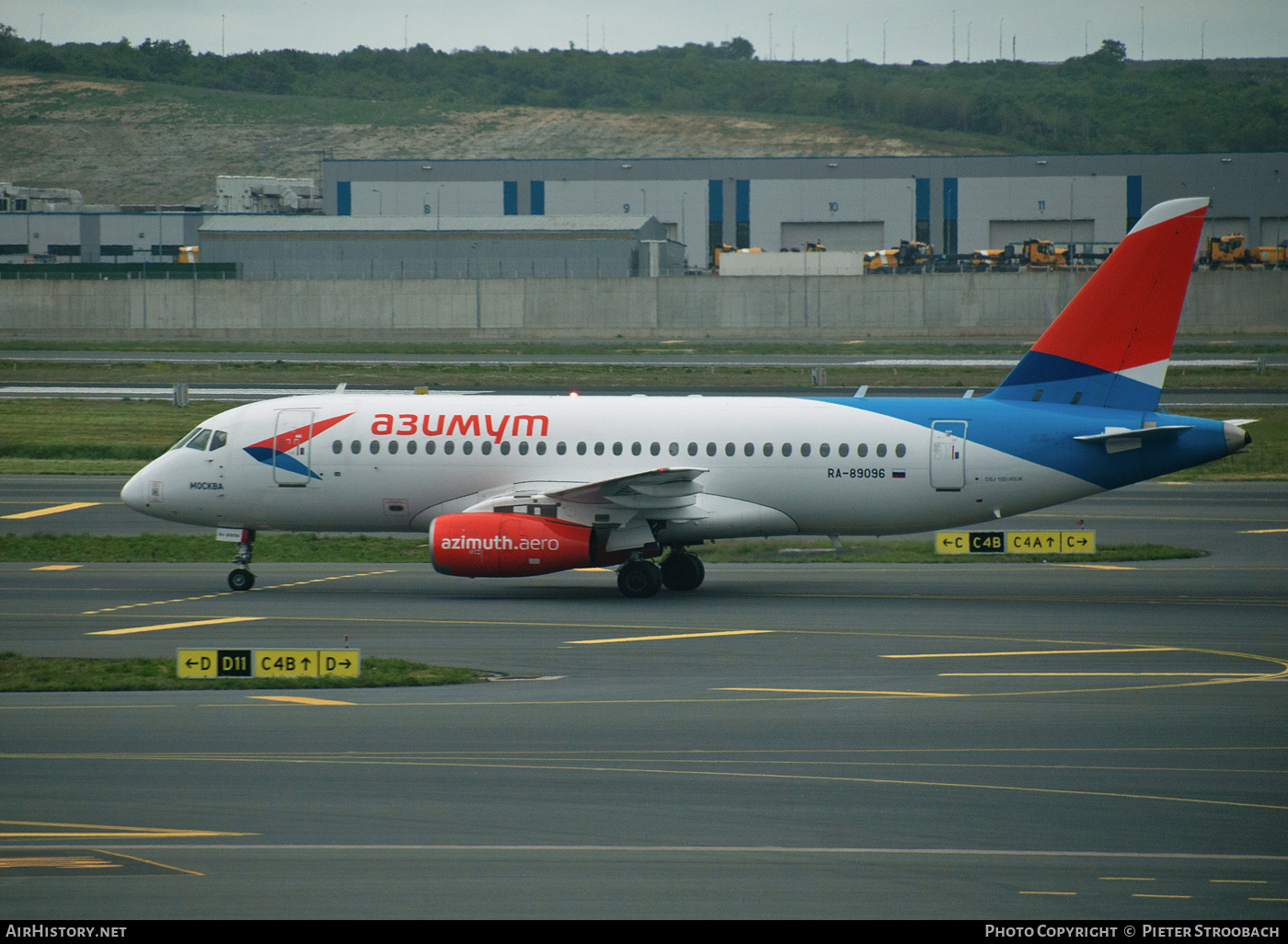 Aircraft Photo of RA-89096 | Sukhoi SSJ-100-95B-LR Superjet 100 (RRJ-95LR) | Azimuth Airlines | AirHistory.net #601982