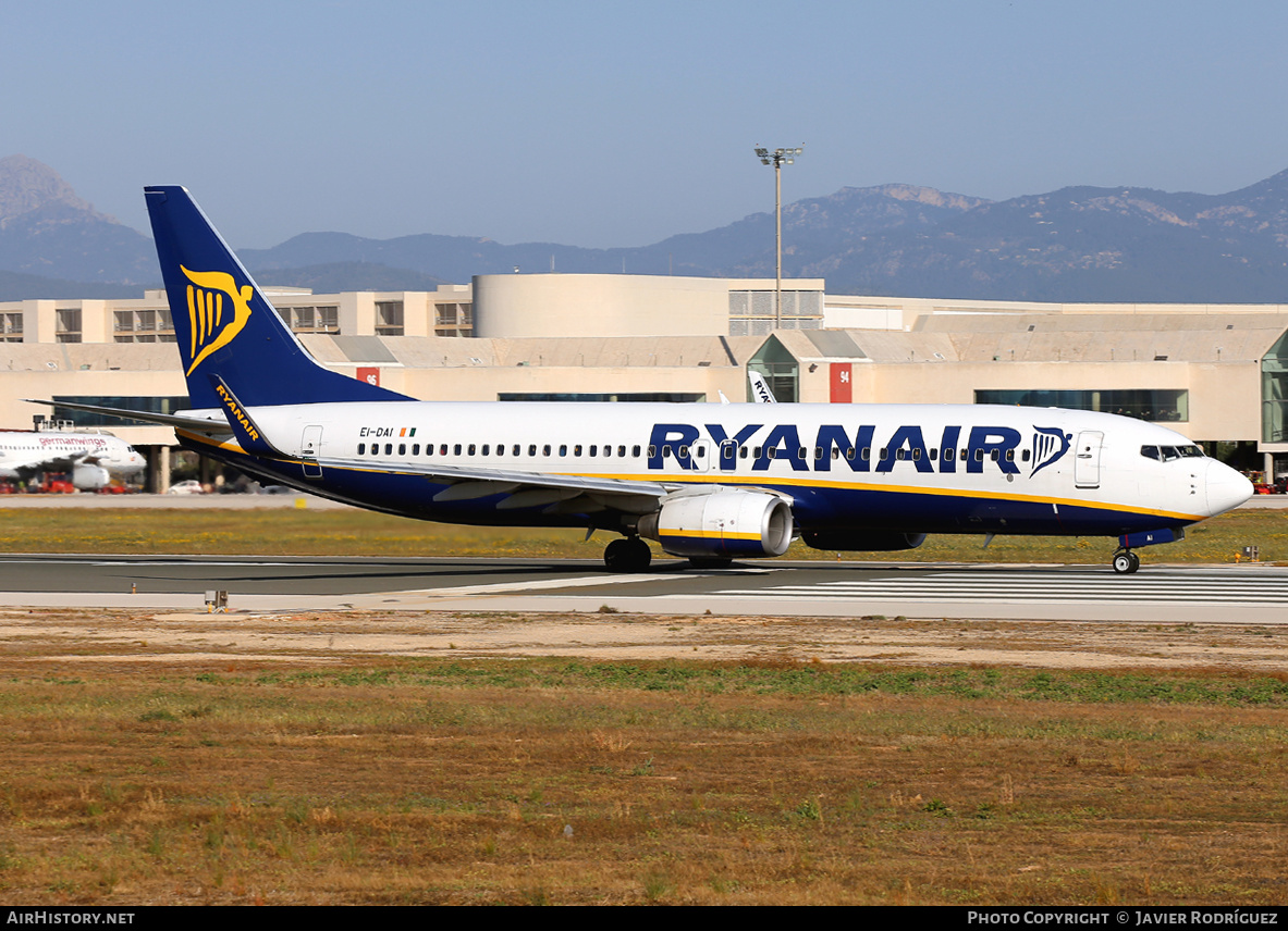 Aircraft Photo of EI-DAI | Boeing 737-8AS | Ryanair | AirHistory.net #601983