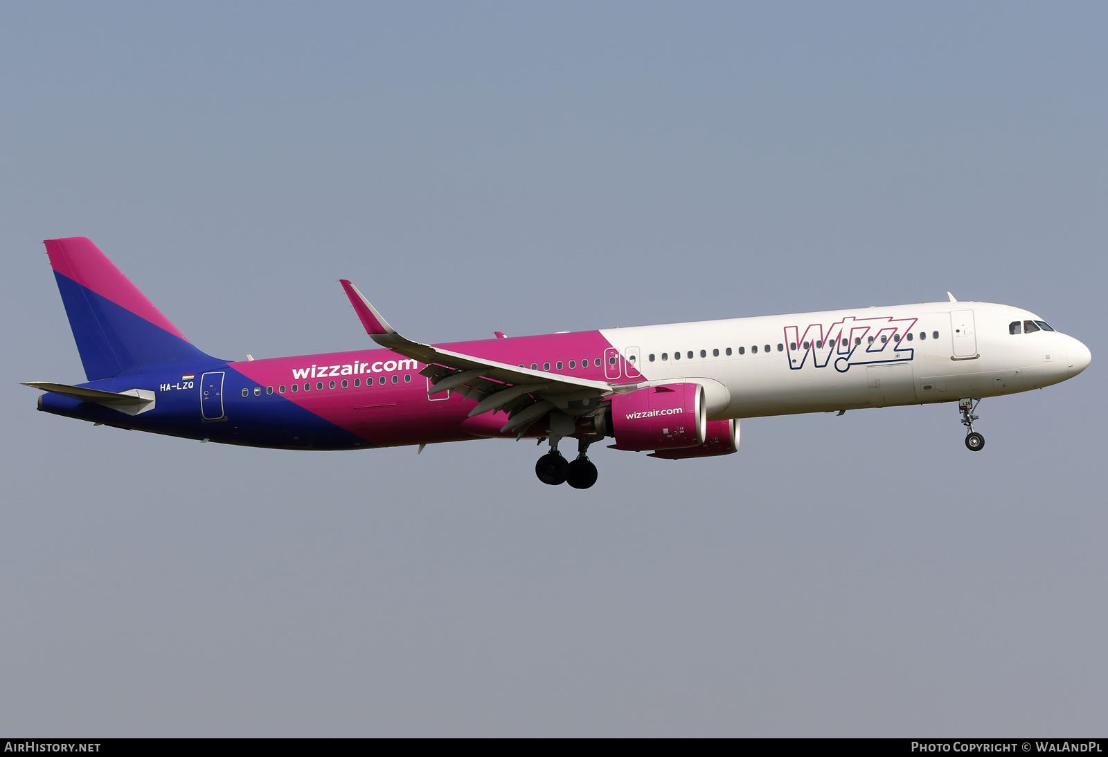 Aircraft Photo of HA-LZQ | Airbus A321-271NX | Wizz Air | AirHistory.net #601992