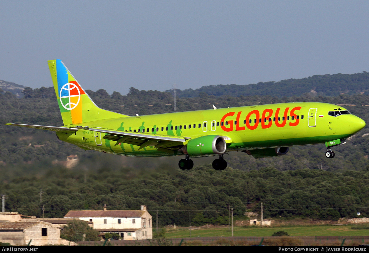 Aircraft Photo of VP-BTA | Boeing 737-4Q8 | Globus | AirHistory.net #602004