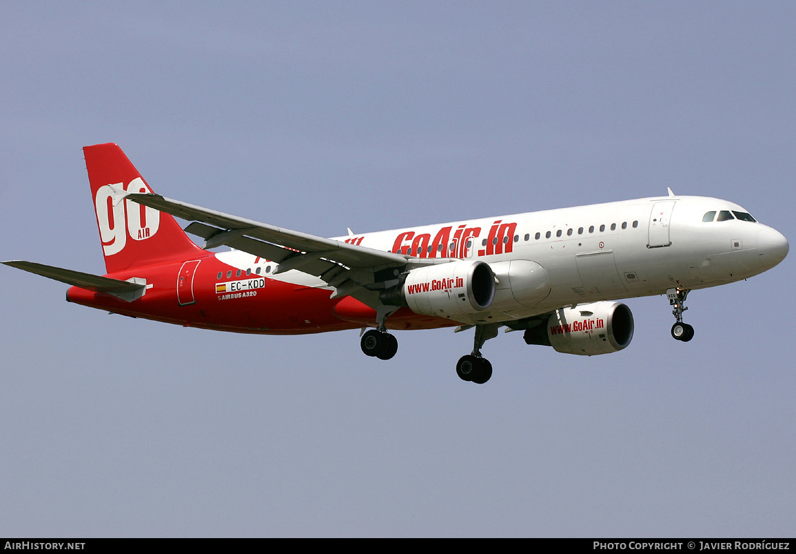 Aircraft Photo of EC-KDD | Airbus A320-214 | GoAir | AirHistory.net #602010