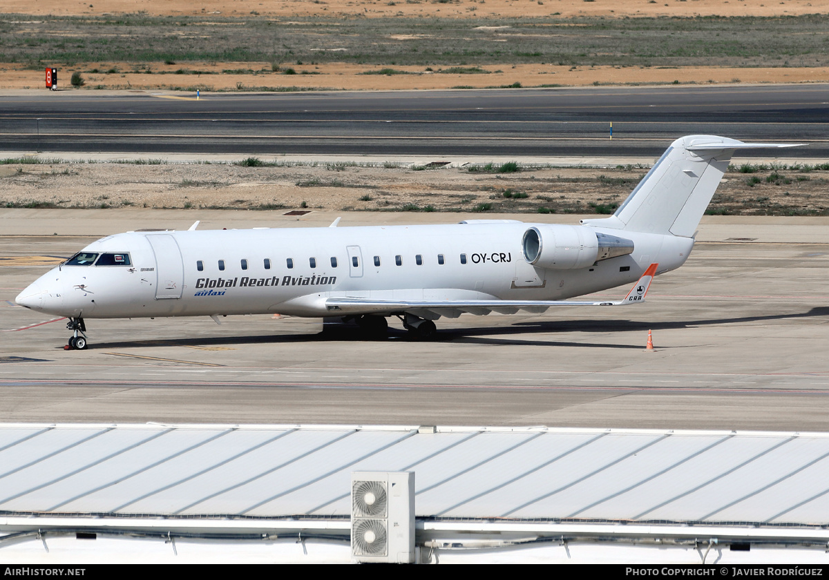 Aircraft Photo of OY-CRJ | Bombardier CRJ-200LR (CL-600-2B19) | Global Reach Aviation - GRA | AirHistory.net #602016