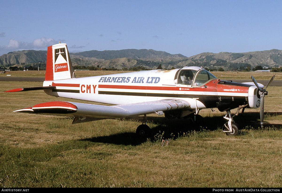 Aircraft Photo of ZK-CMY / CMY | Fletcher FU-24-950M | Farmers Air | AirHistory.net #602038