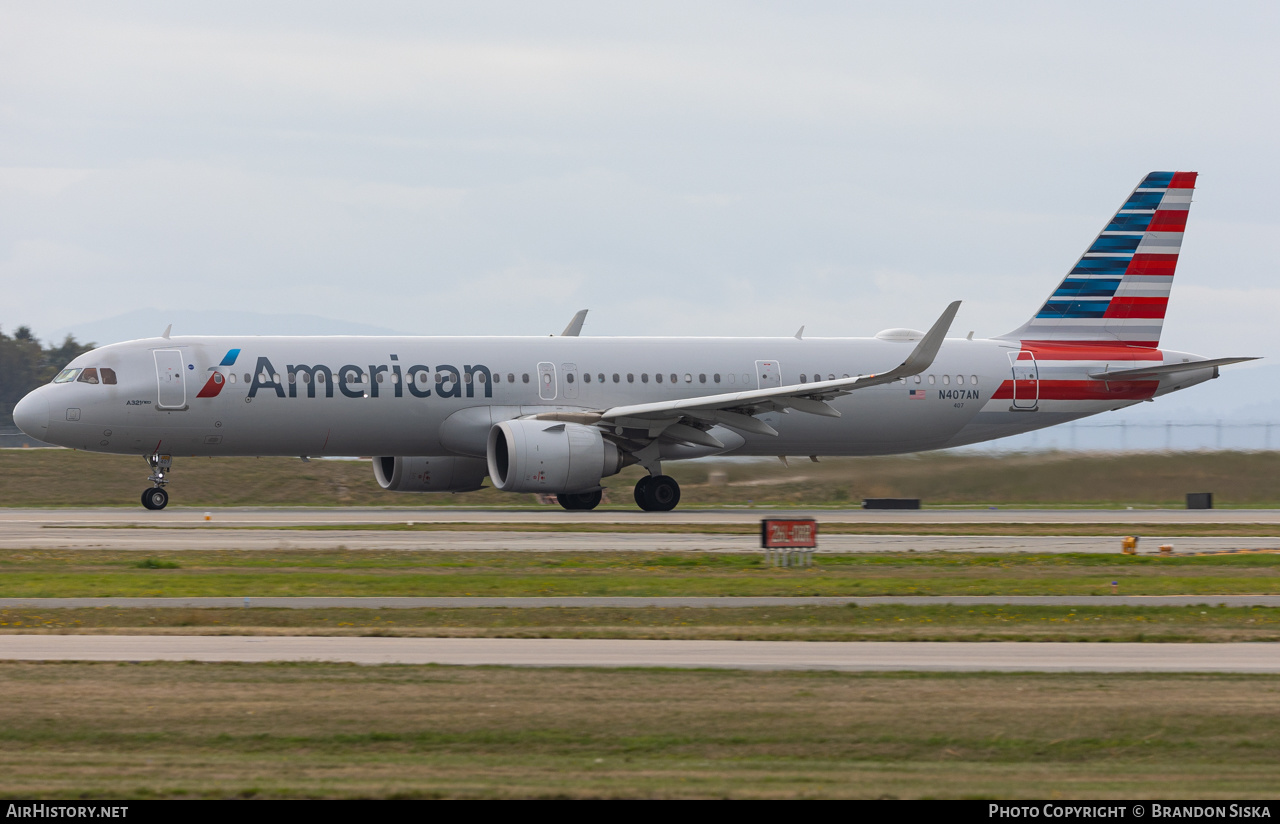 Aircraft Photo of N407AN | Airbus A321-253NX | American Airlines | AirHistory.net #602072