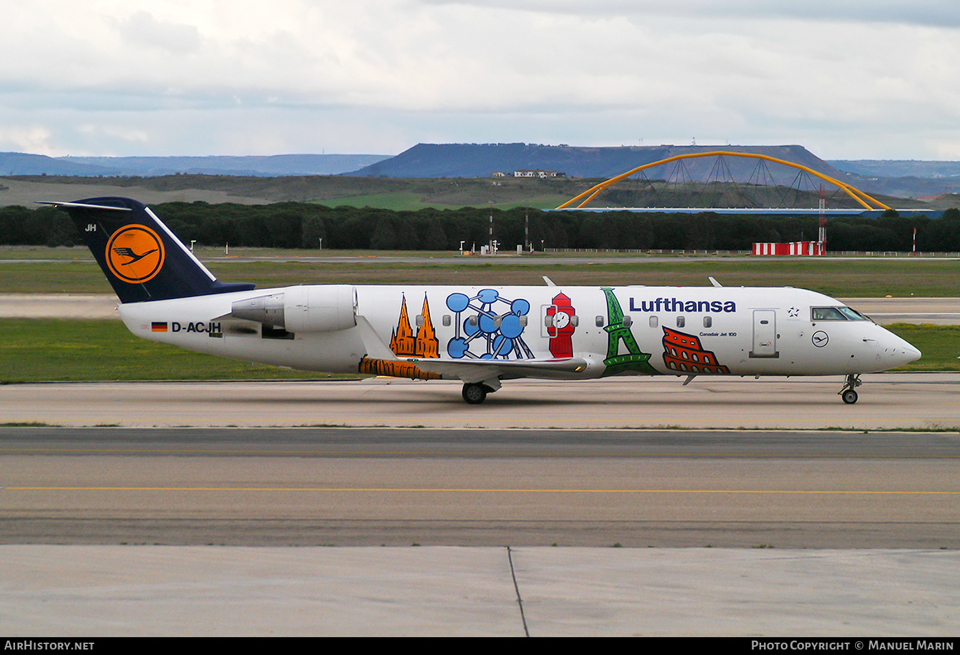 Aircraft Photo of D-ACJH | Bombardier CRJ-200LR (CL-600-2B19) | Lufthansa | AirHistory.net #602100