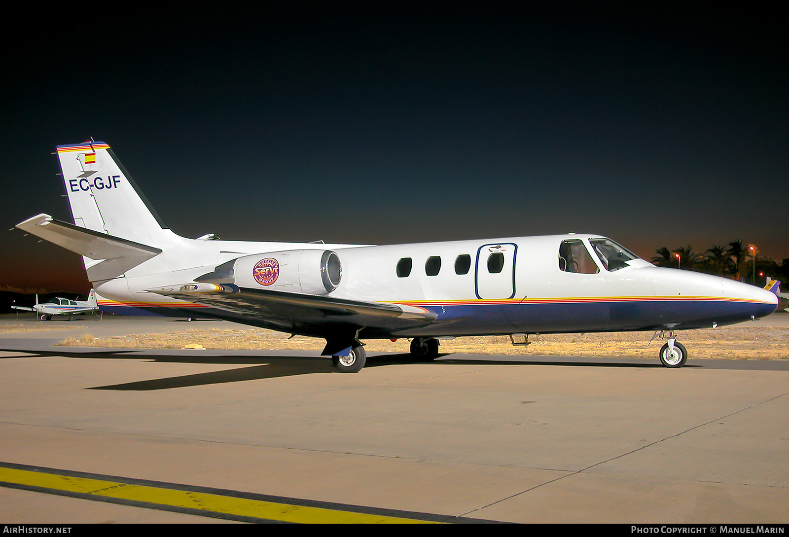 Aircraft Photo of EC-GJF | Cessna 501 Citation I/SP | Servi Group | AirHistory.net #602102