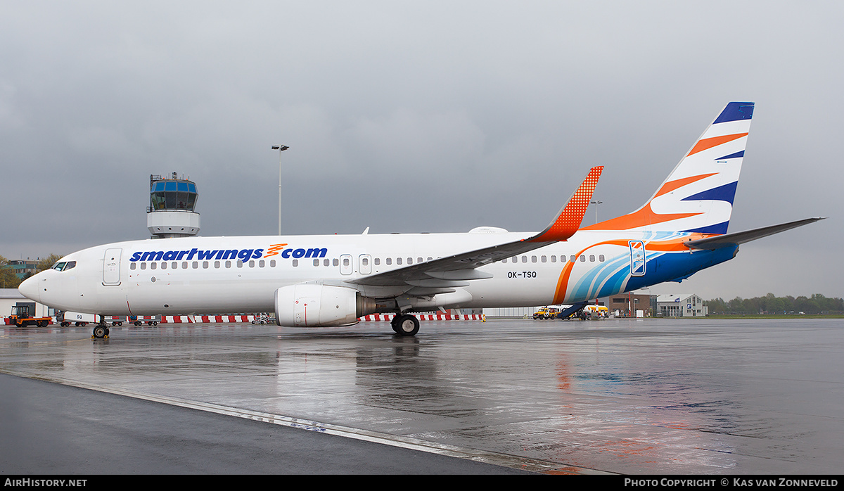 Aircraft Photo of OK-TSQ | Boeing 737-8KN | Smartwings | AirHistory.net #602108