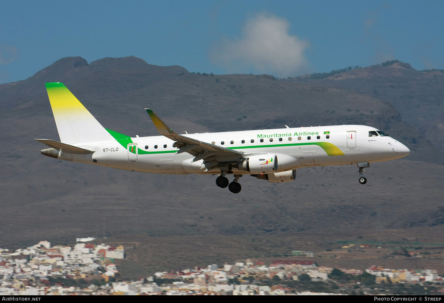 Aircraft Photo of 5T-CLO | Embraer 175LR (ERJ-170-200LR) | Mauritania Airlines | AirHistory.net #602110