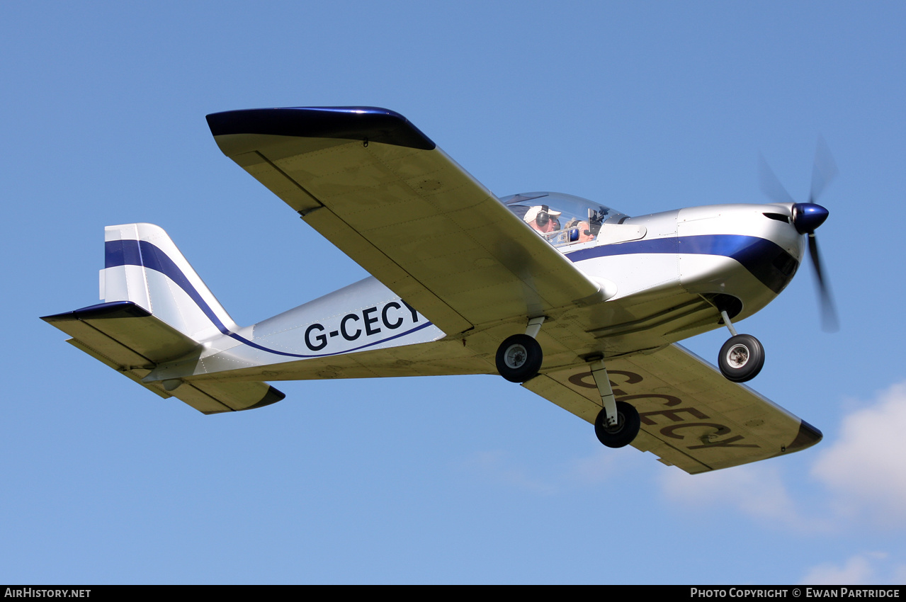 Aircraft Photo of G-CECY | Evektor-Aerotechnik EV-97 Eurostar | AirHistory.net #602128