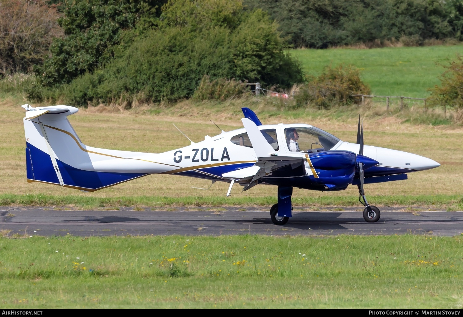 Aircraft Photo of G-ZOLA | Diamond DA42 NG Twin Star | AirHistory.net #602154